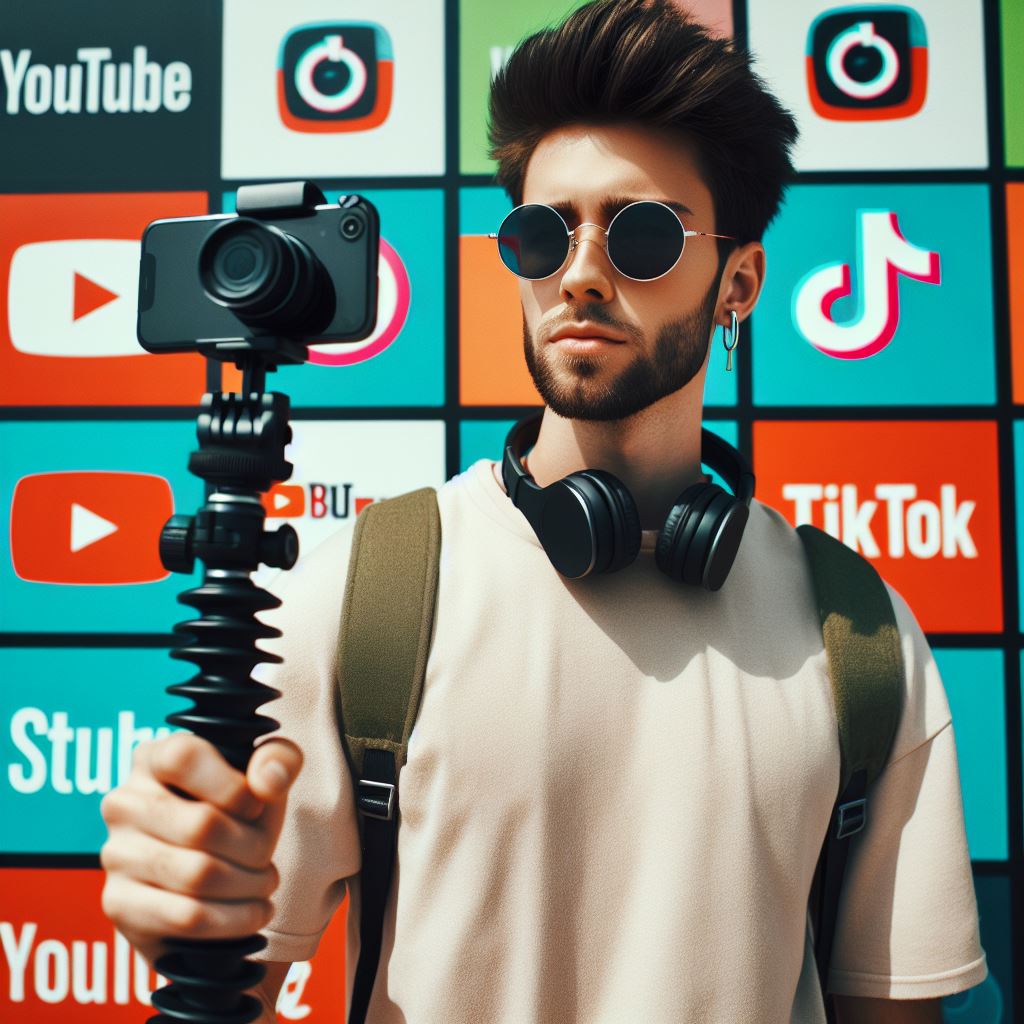 Earn money with videos, be a YouTube or TikTok star